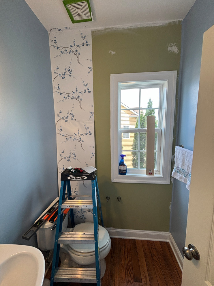 Serene Refresh: Hallway Powder Room Update