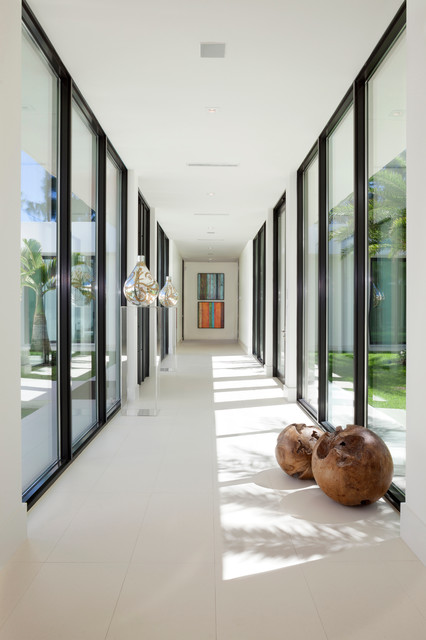 Reinterpreted Mid-Century contemporary-hall