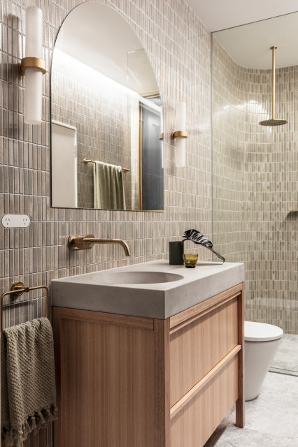 Ferndale Cottage contemporary-badrum