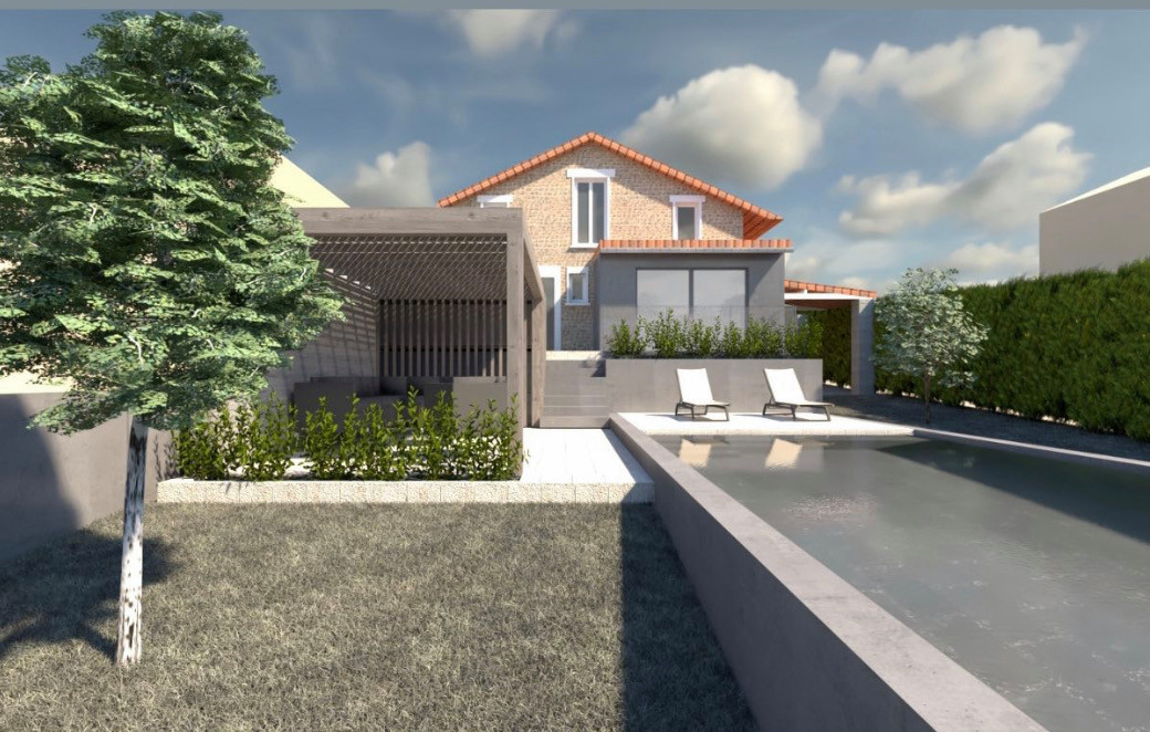 Construction piscine et aménagement extérieur Rueil Malmaison (EN COURS)