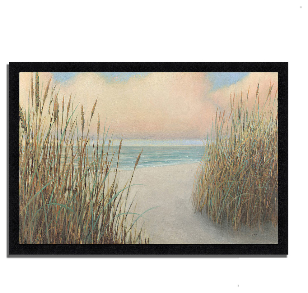 "Beach Trail I" By James Wiens, Framed Painting Print, Ready To Hang