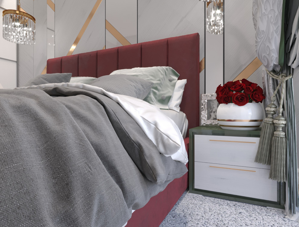 Дизайн-проект  интерьера трехкомнатной квартиры в стиле НЕОклассика