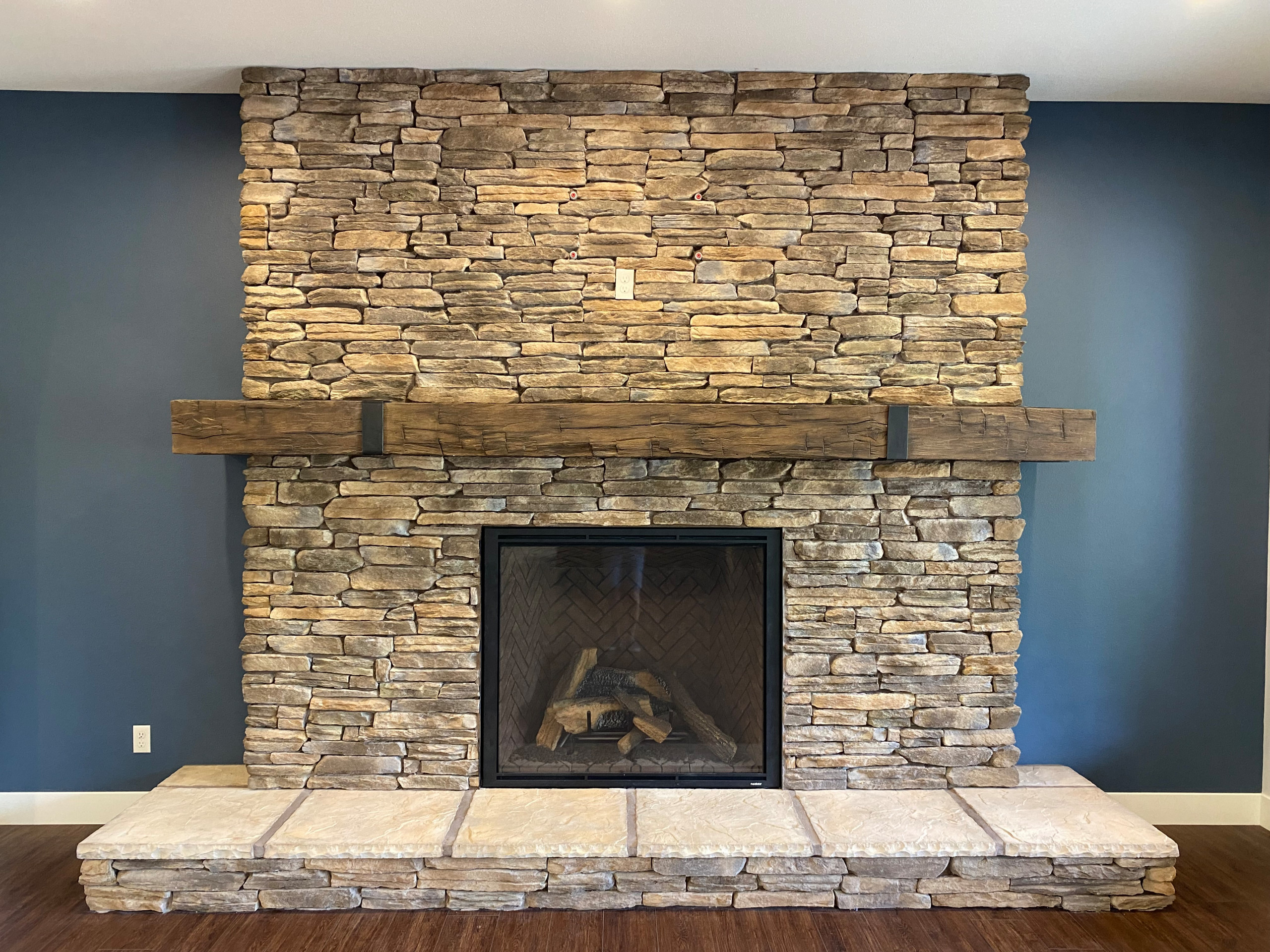 Gaskill Craftsman Style Fireplace