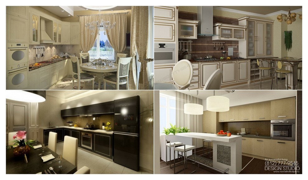 Дизайн интерьера кухни