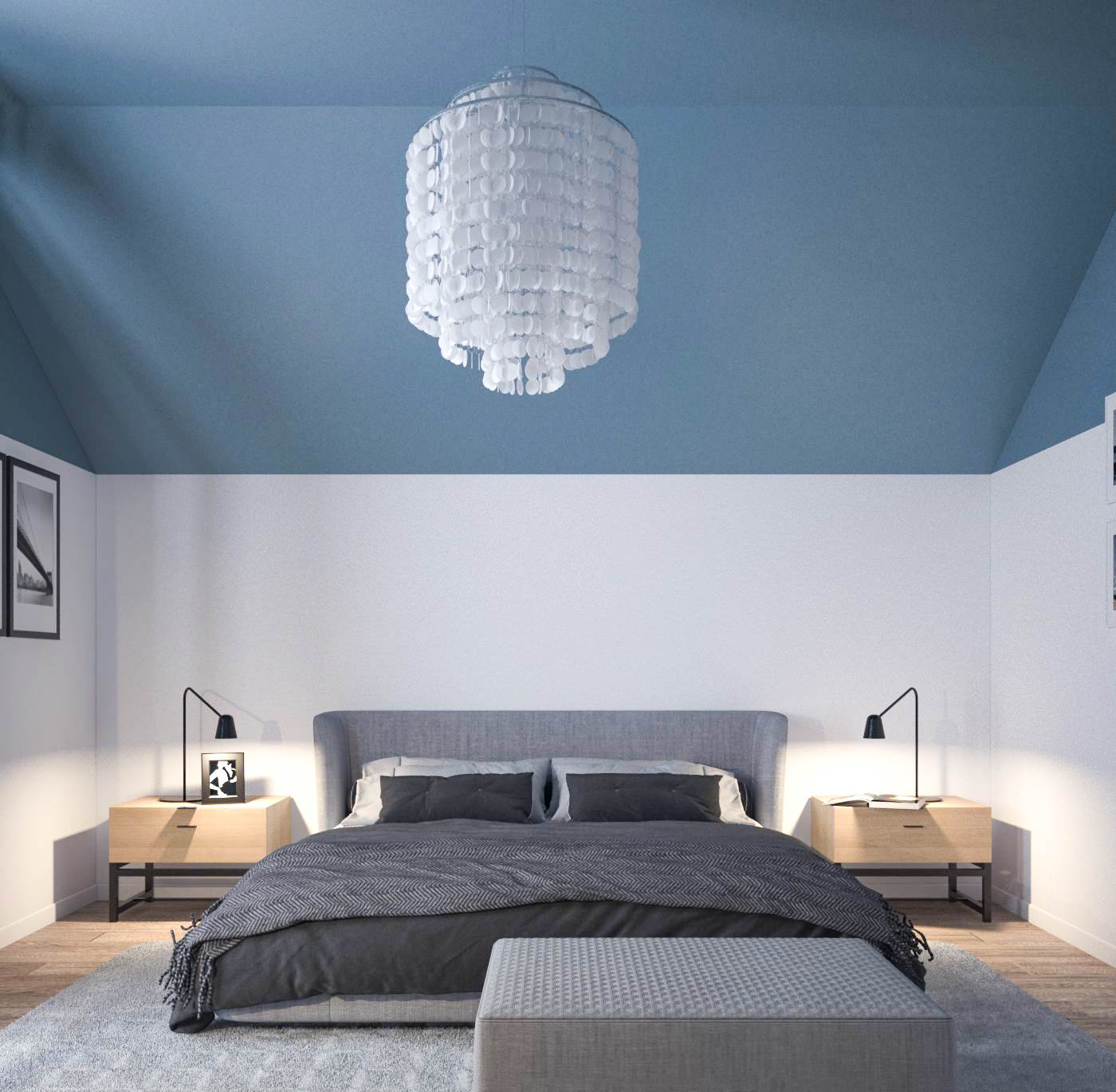 Спальня в мансарде