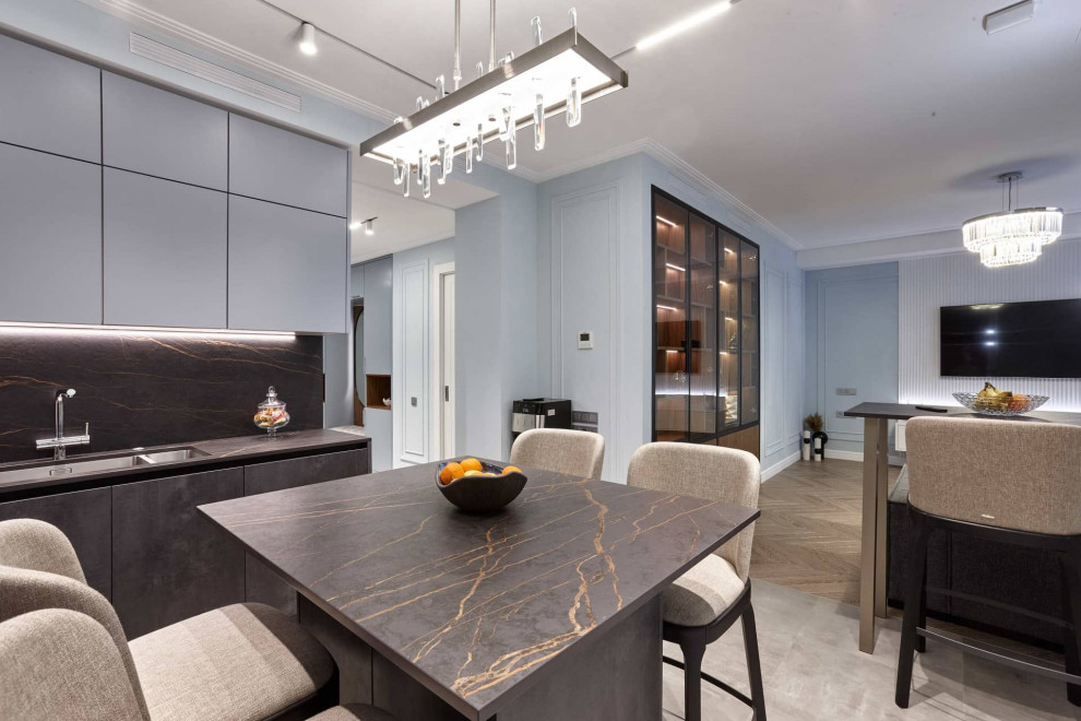 Дизайн и ремонт квартиры в ЖК «Мосфильмовский» — Море спокойствия