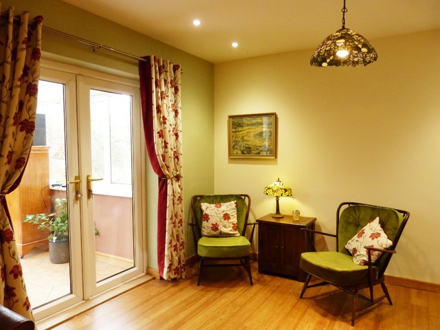 Lounge remodel and removewall makeover amerikansk-craftsman-vardagsrum