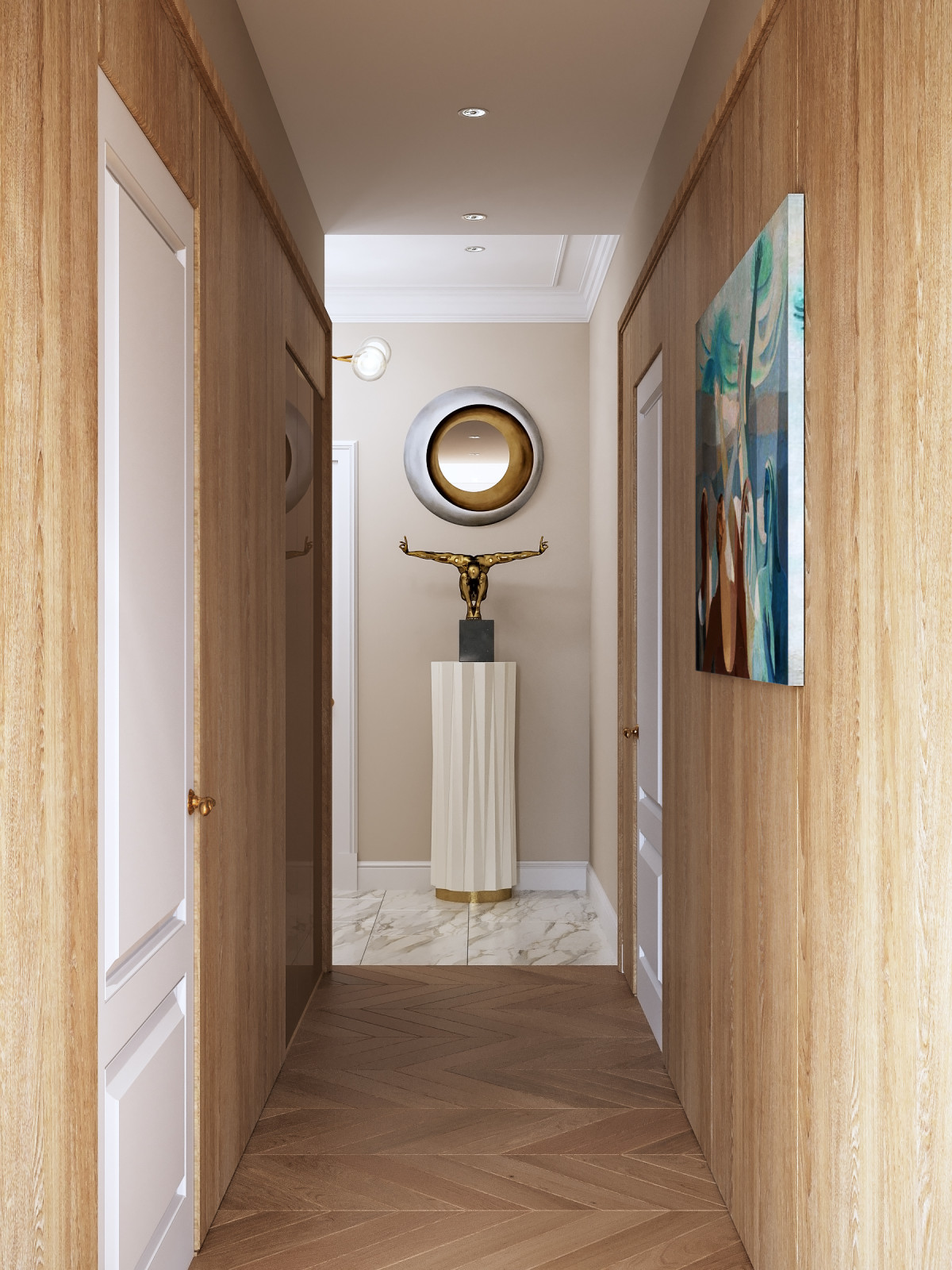 Апартаменты Пресня Сити. Французская неоклассика