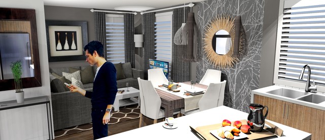 CONDOS MOD&Eacute;LISATION 3D rendering