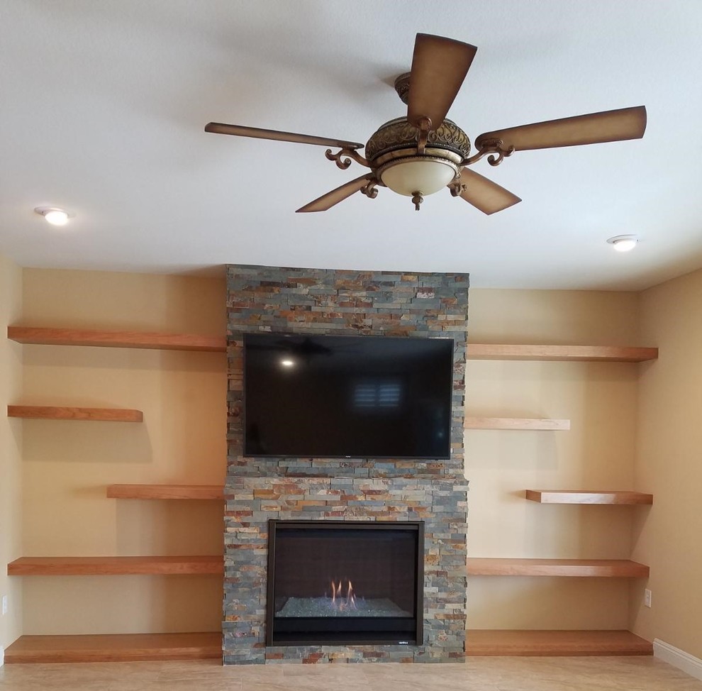 Wall Unit with Fireplace