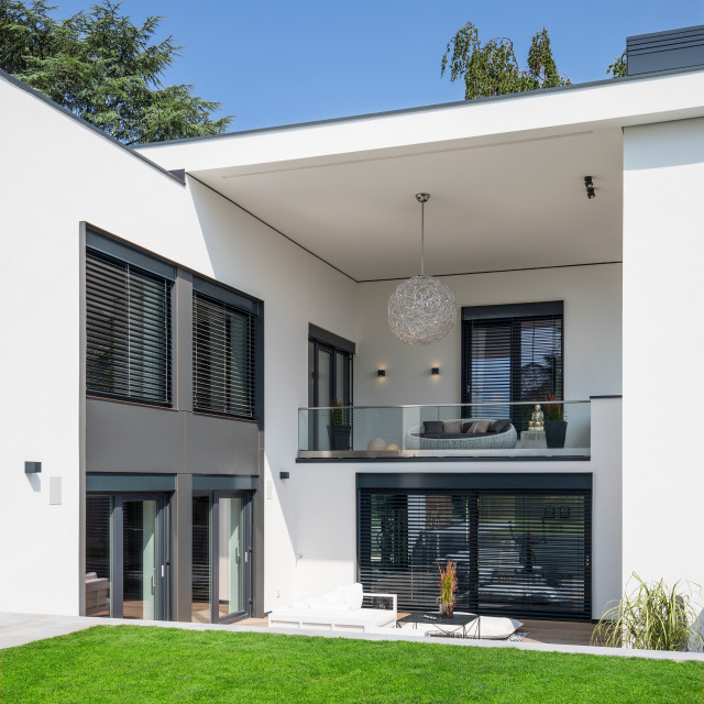 Einfamilienhaus in NRW modern-veranda
