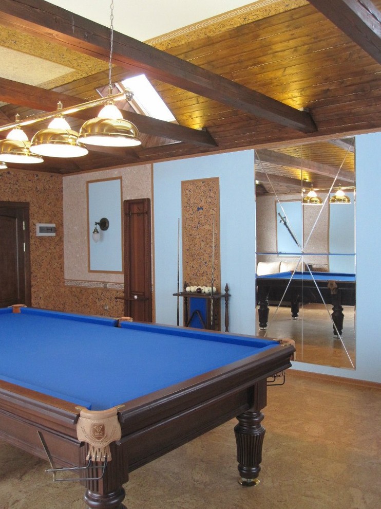 Дизайн бильярдной комнаты.