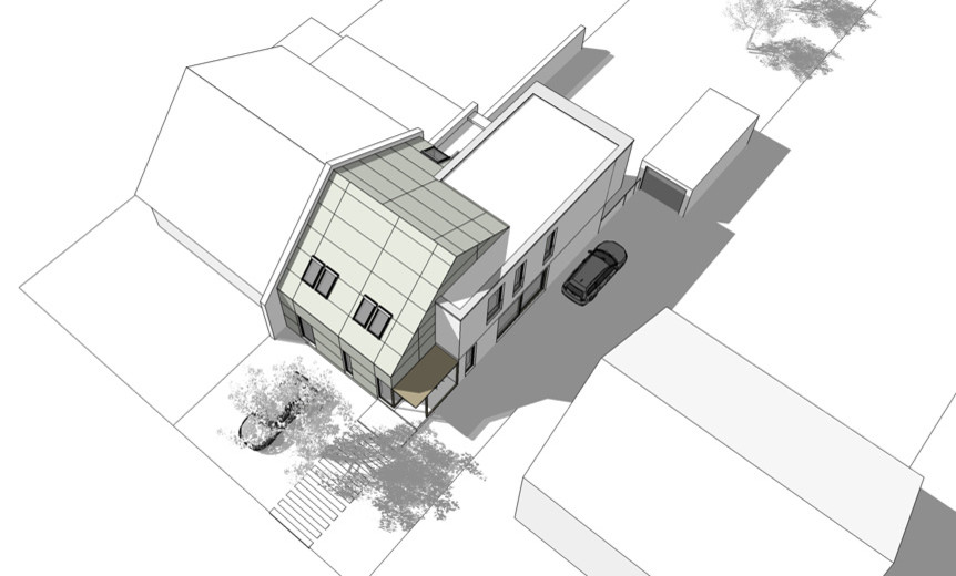 Neubau Doppelhaushälfte K