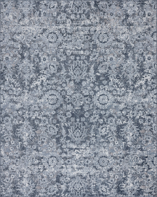 Henderson Transitional Floral Area Rug, 8' x 10' Traditional Area