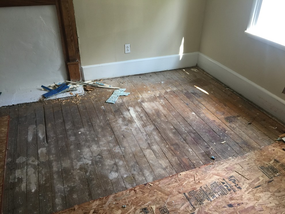 Hardwood Floors Salvageable, Can You Glue Hardwood Flooring To Osb Board
