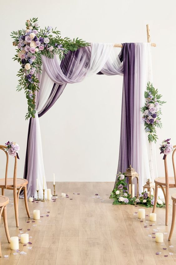 tendances déco mariage 2023 - lavande