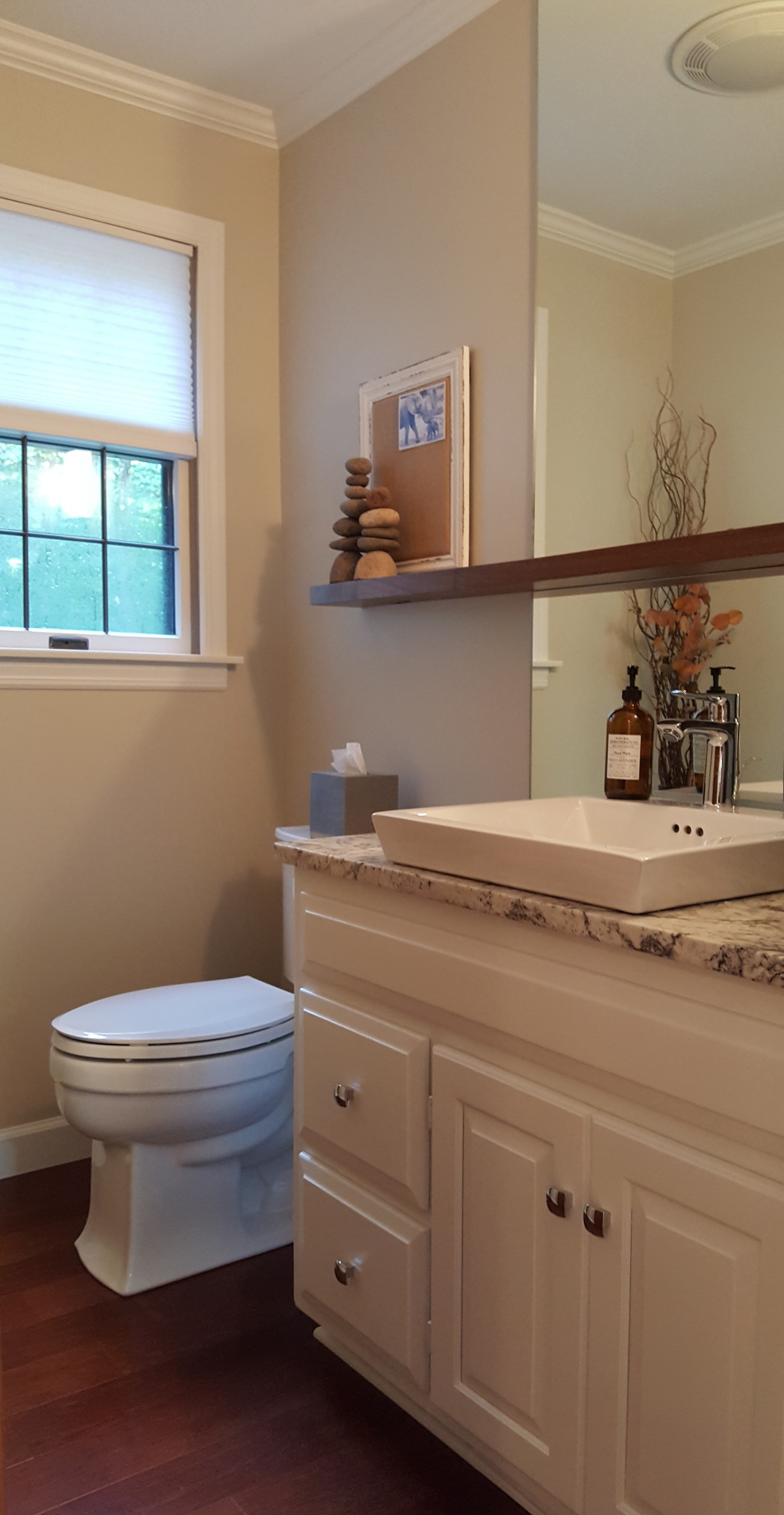 Fresh New Look for a Half Bath!