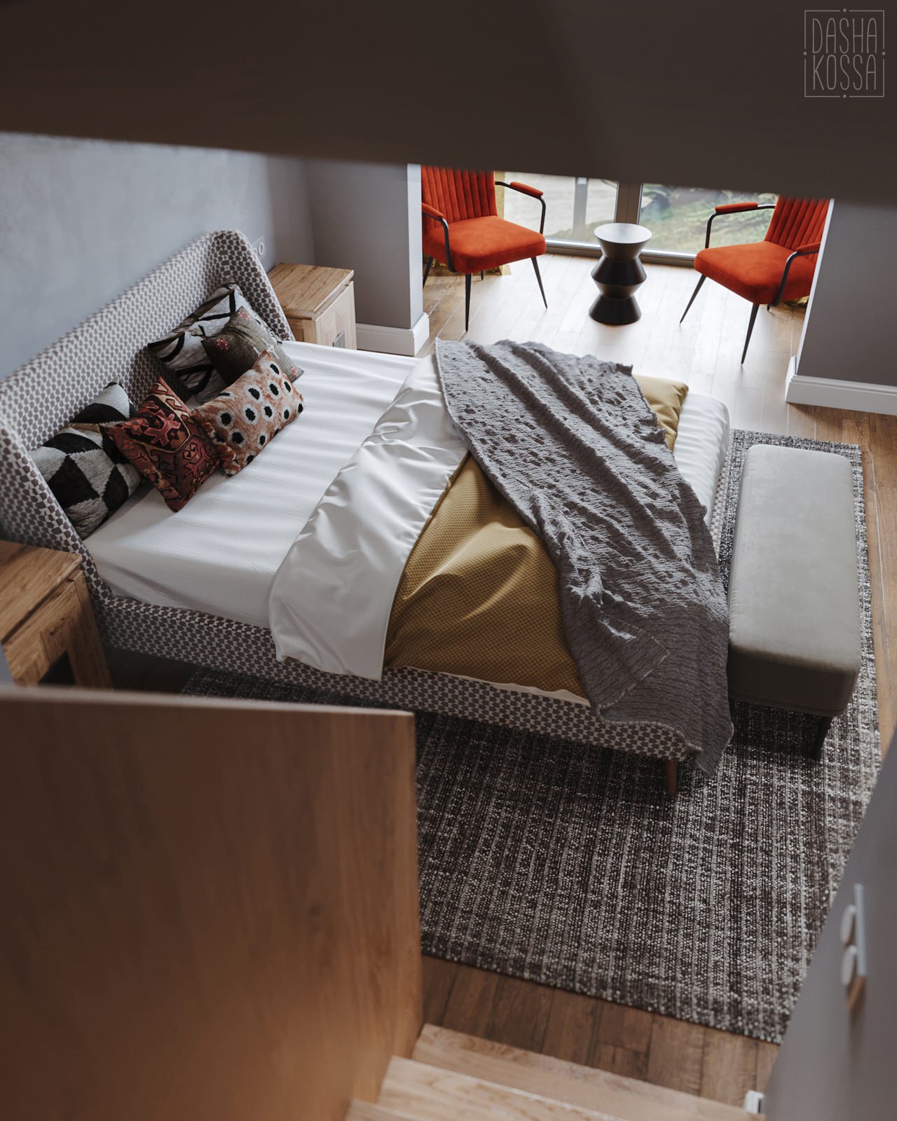 Двухуровневая квартира, шоу рум для девелоперов