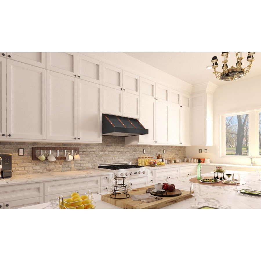 Kitchens featuring a ZLINE Under Cabinet Range Hood