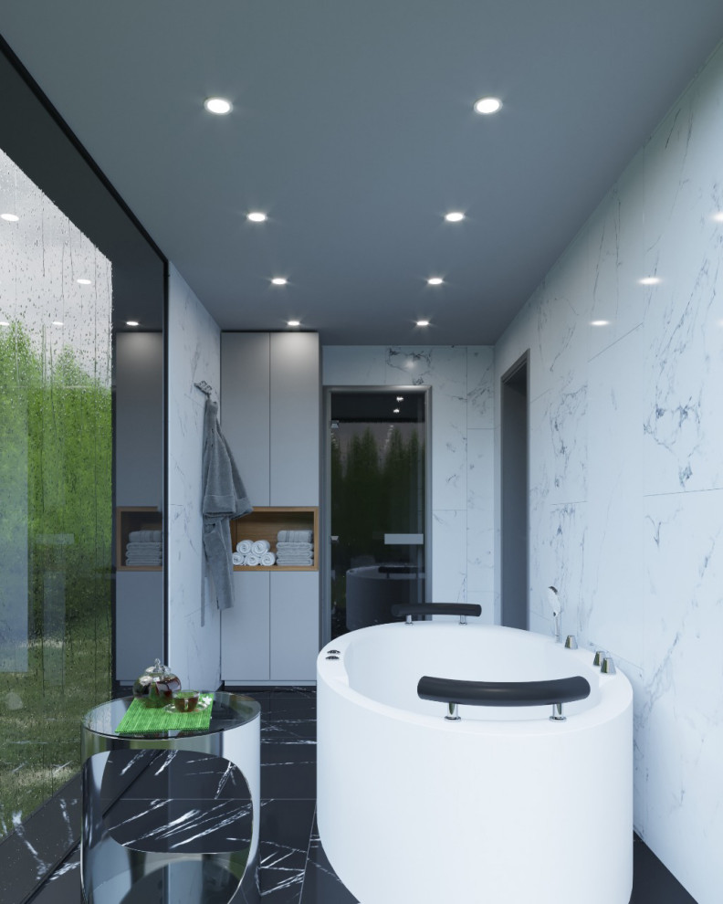 Баня в загородном доме в Можайском районе