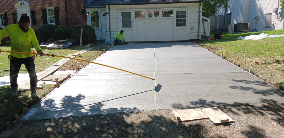 New Concrete Driveway