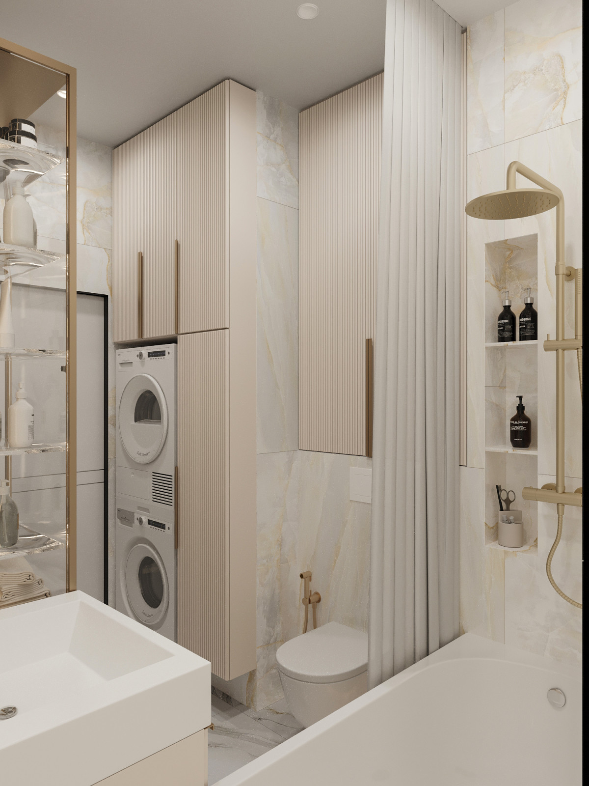 Современная квартира для семьи с двумя детьми