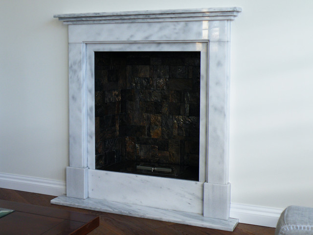 Bioethanol fireplace - Marble Classics klassisk-vardagsrum