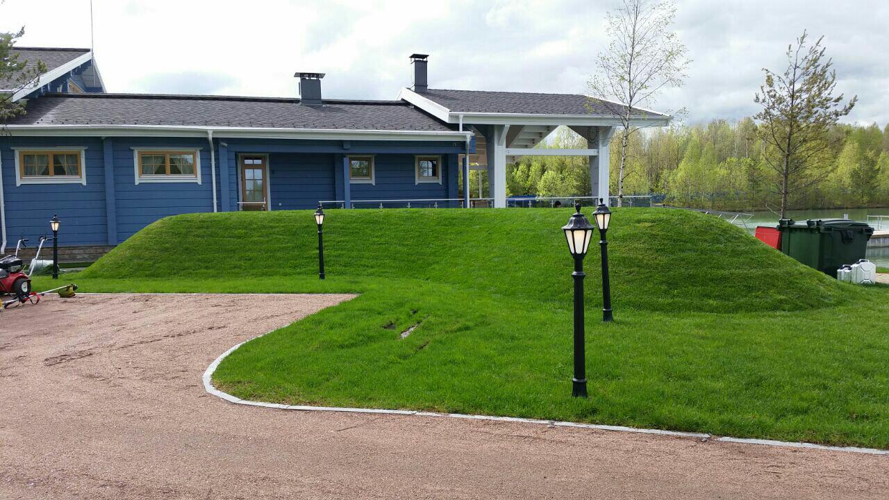 Благоустройство территории в населенном пункте Рахья