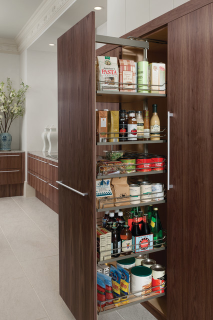 Tall Pull-out Pantry - Modern - Kitchen - Houston - by ...