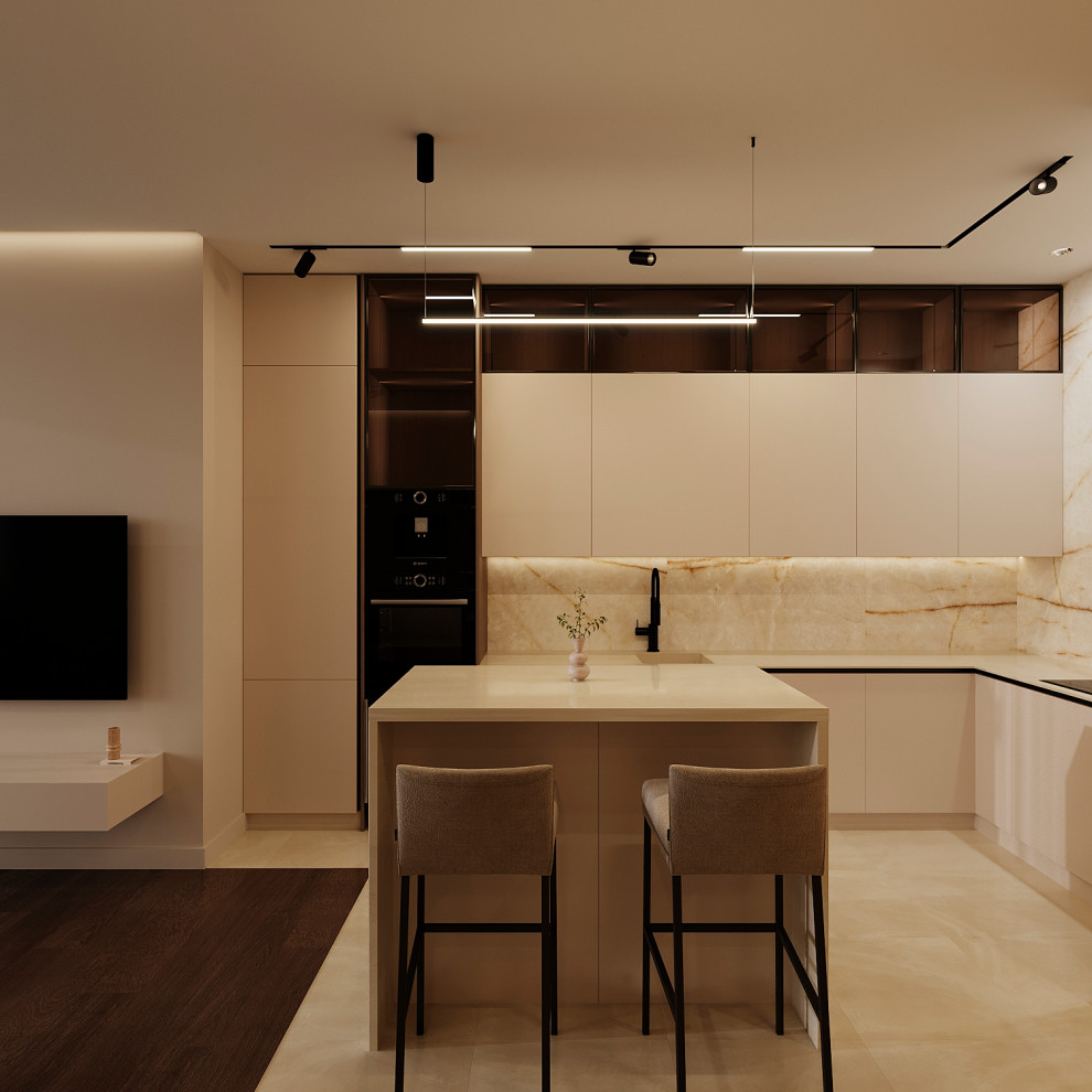 Кухня гостинная