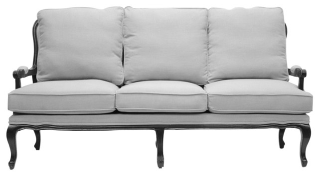 Antoinette Classic Antiqued French Sofa Traditional