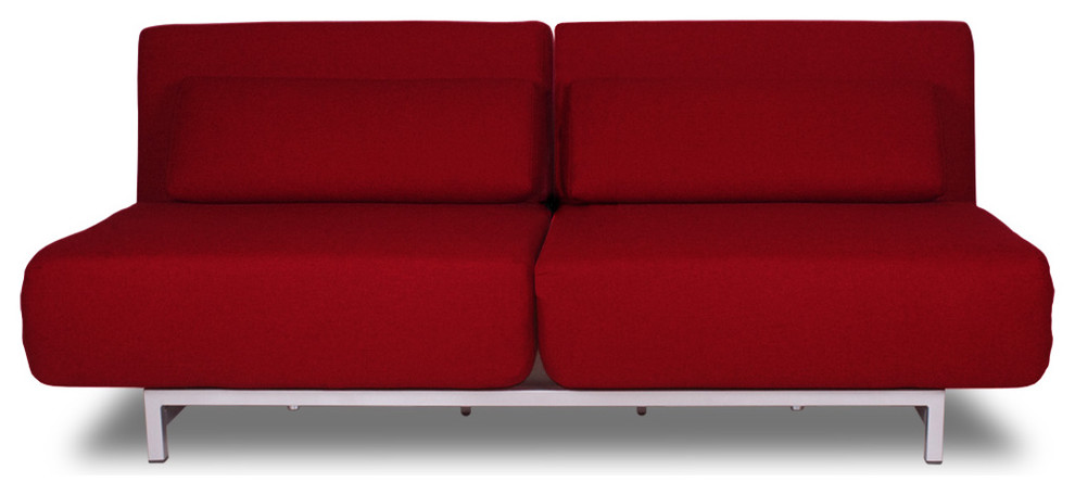 Copperfield Red Sleeper Sofa