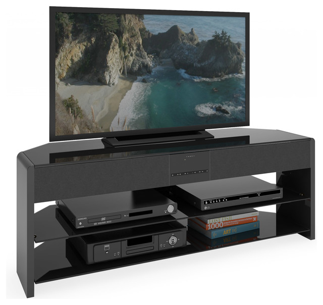 Tv Stand Sound Bar Somle Slender Shelves Home Theater Cinema Tv Stand Sound Bar