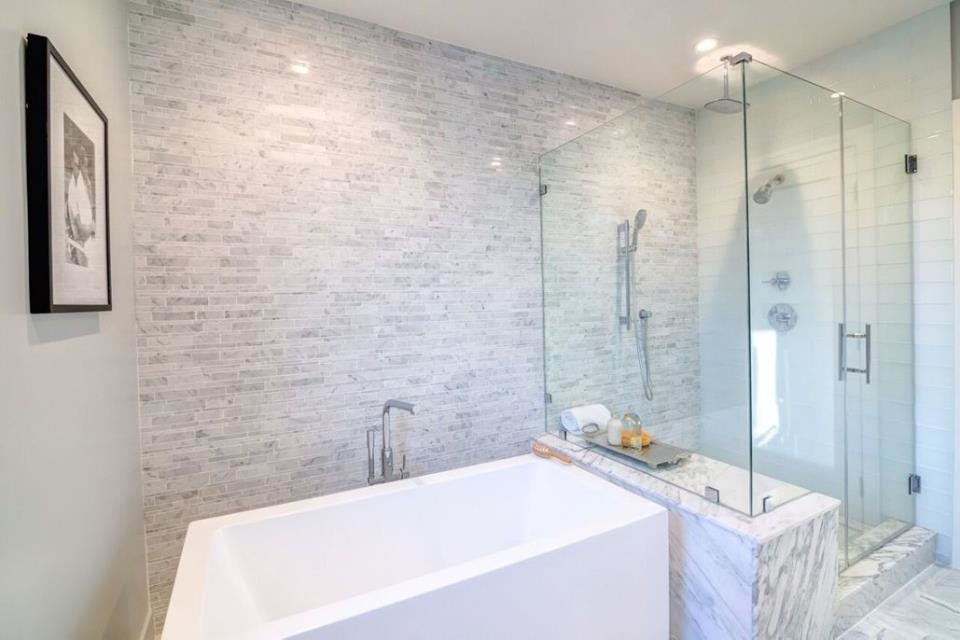 Bathroom - transitional bathroom idea in Orange County