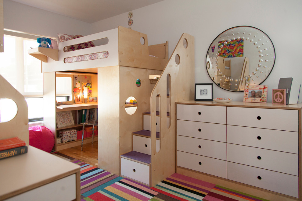 Photo of a contemporary kids' room in New York.