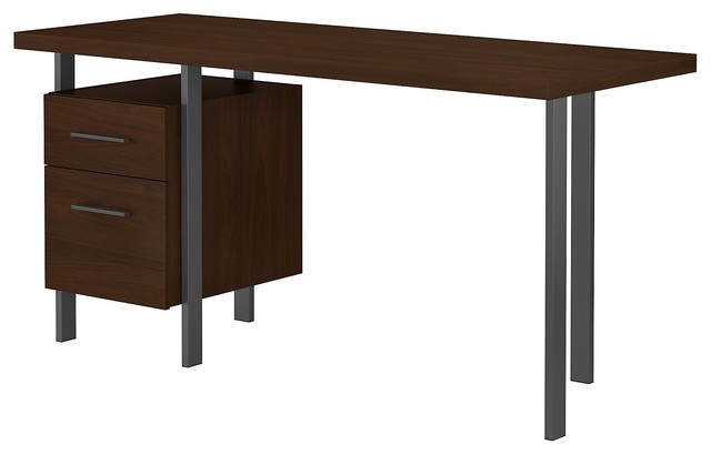 Bush Furniture Architect 60w Writing Desk With Drawers Modern Architect 60w Writing Desk With Drawers