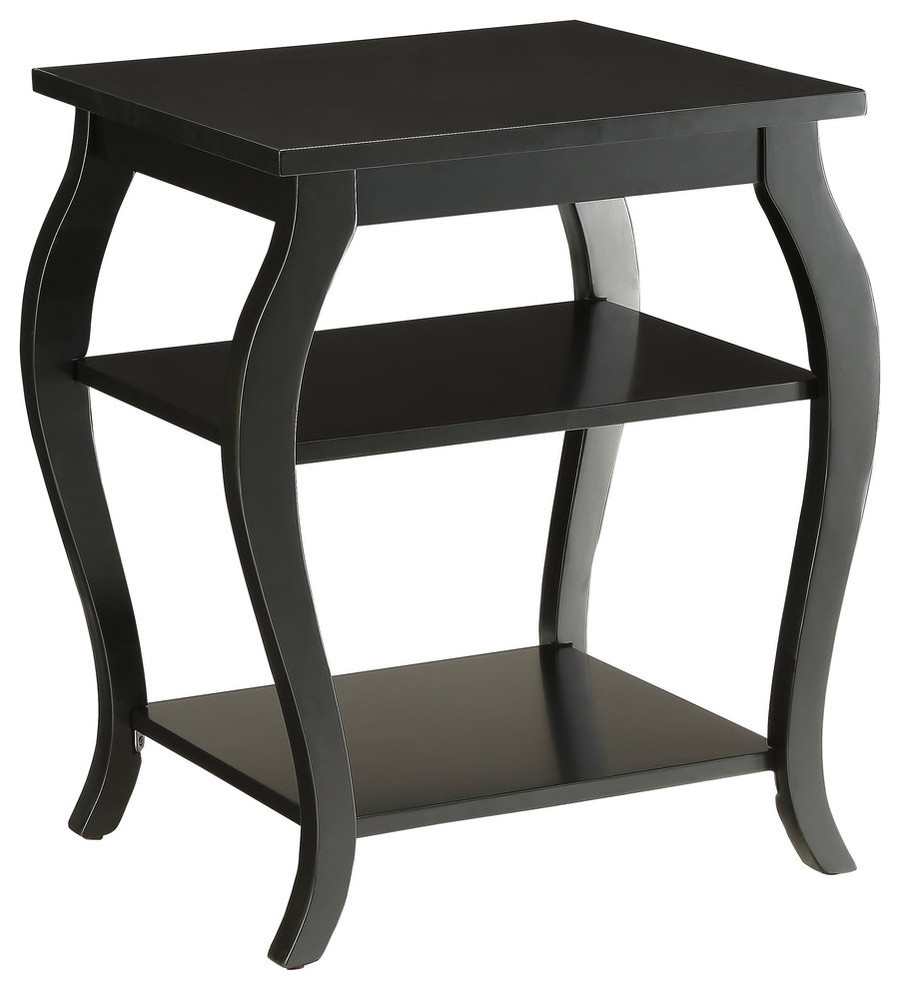Acme End Table in Black Finish 82826