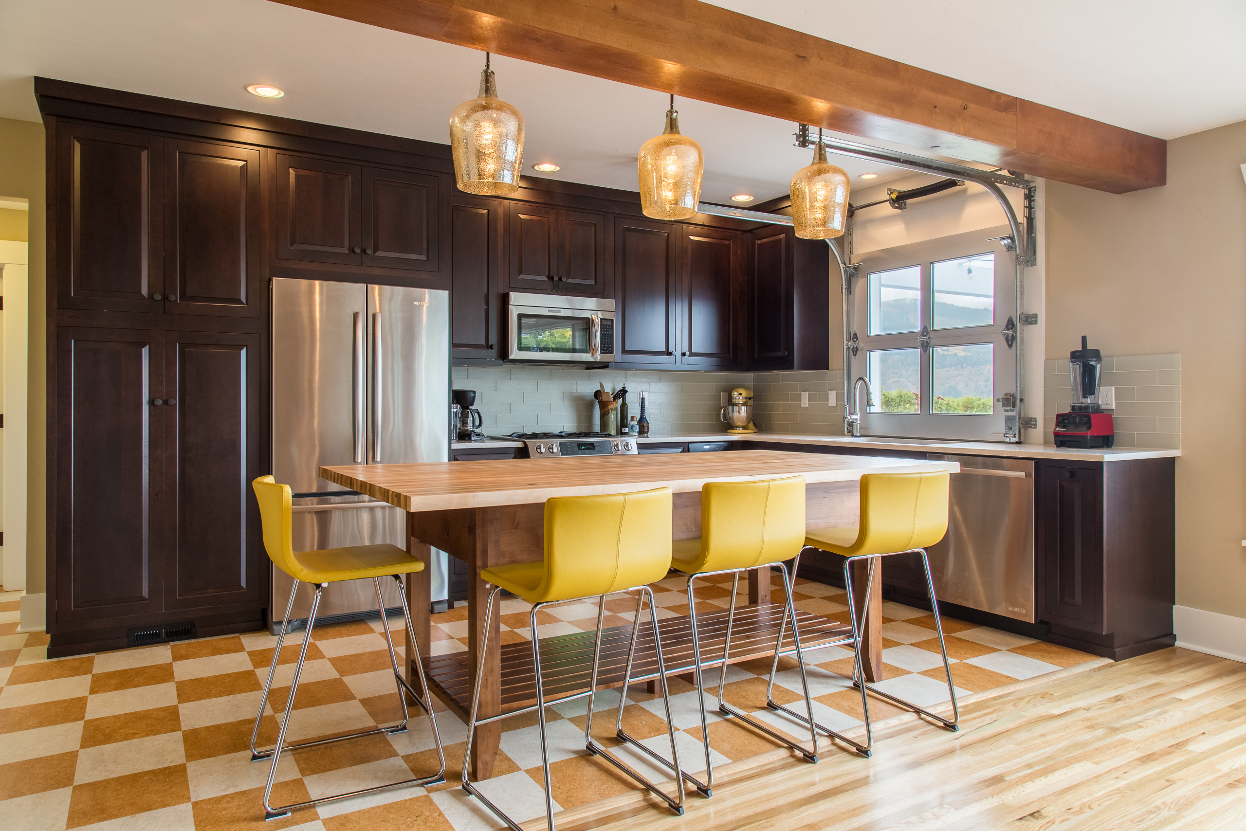 Clean Contemporary Kitchen with Over-the-Top Function