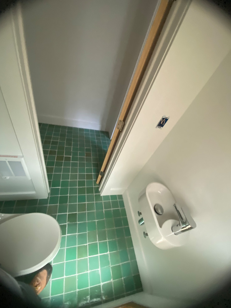 Custom Powder Room- Mud room conversion