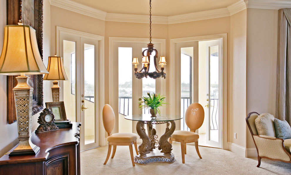 Contemporary living room in Baltimore with beige walls.