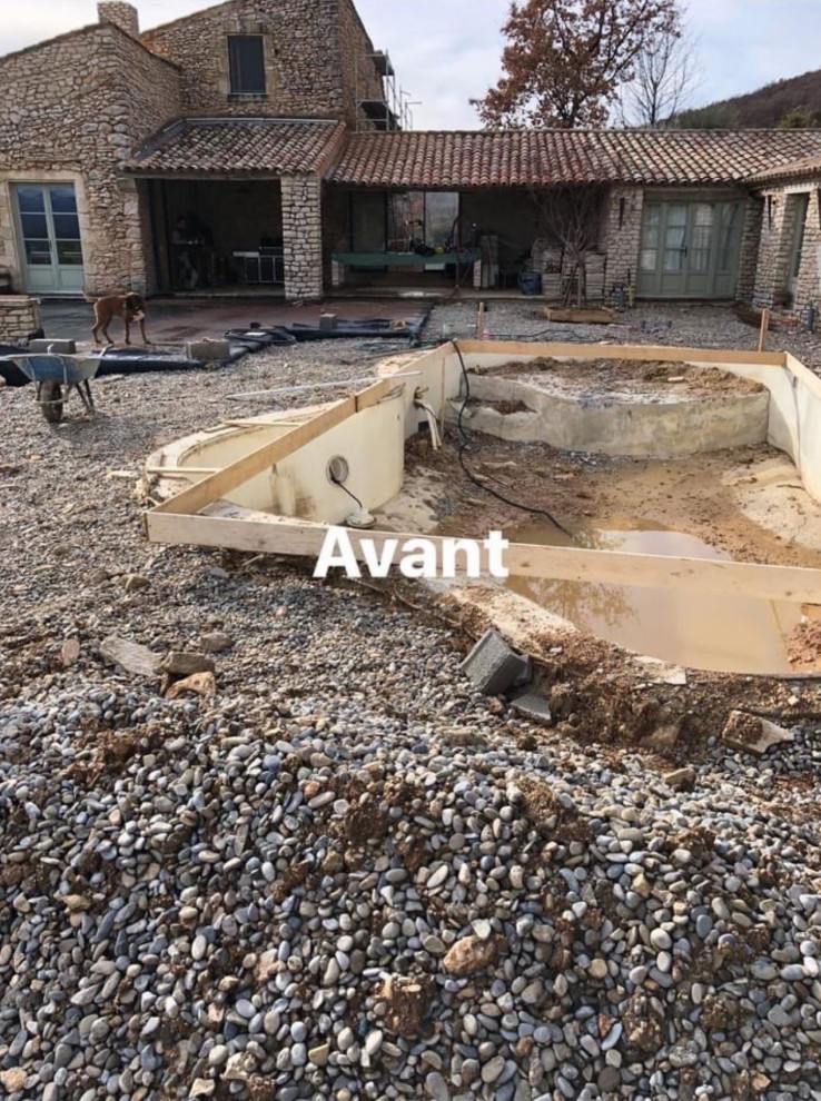 Création d'une piscine