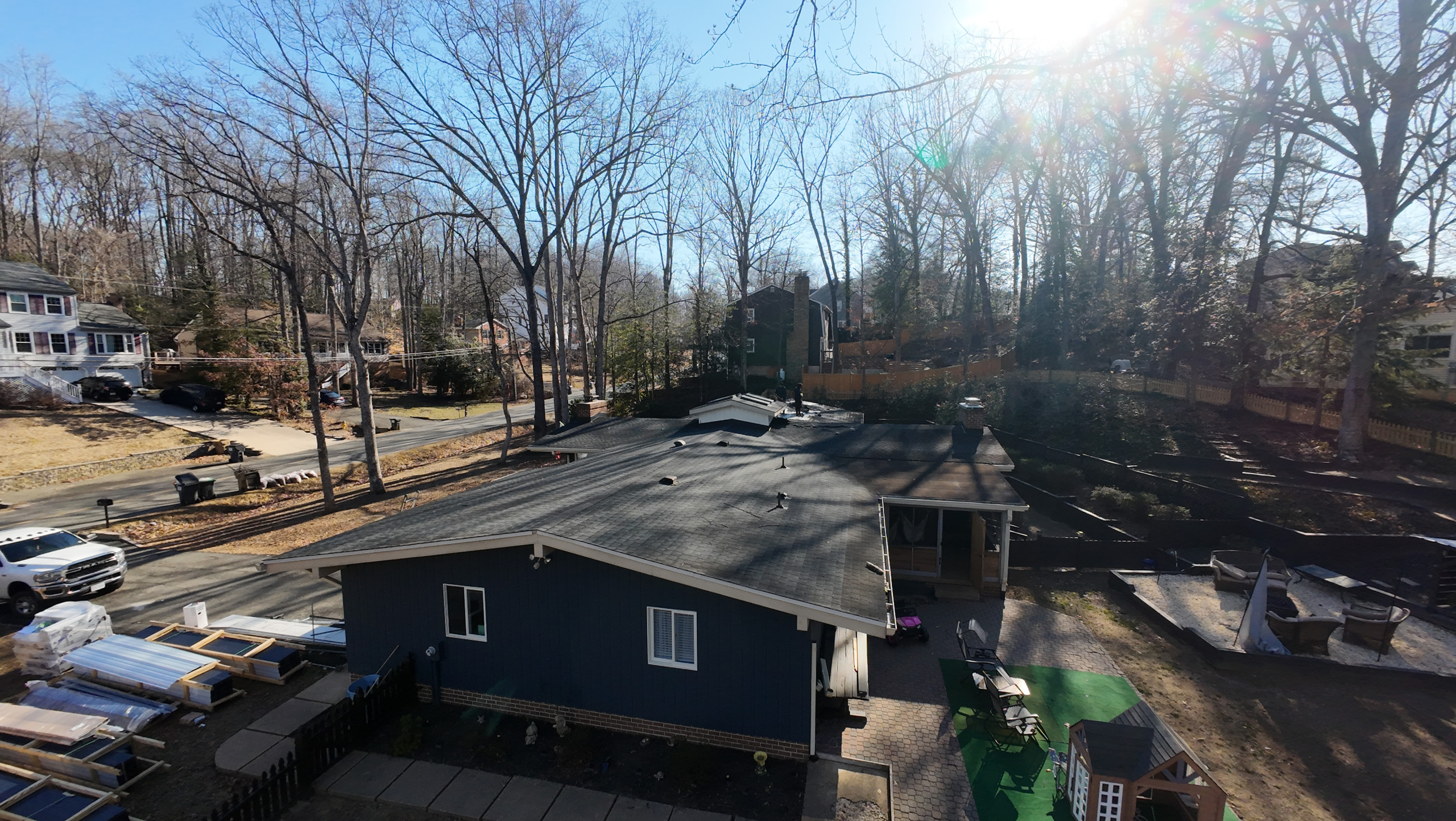 Black Metal Roof