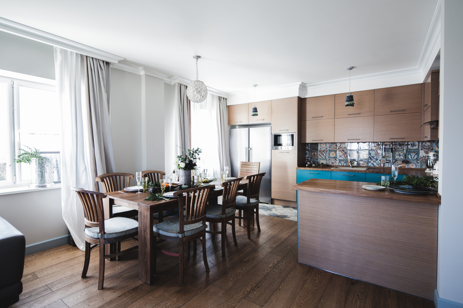 Кухня-гостиная в Твери