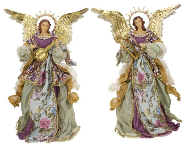 Mark Roberts 2020 Collection Standing Angel with Base, Assortment of 2 ...