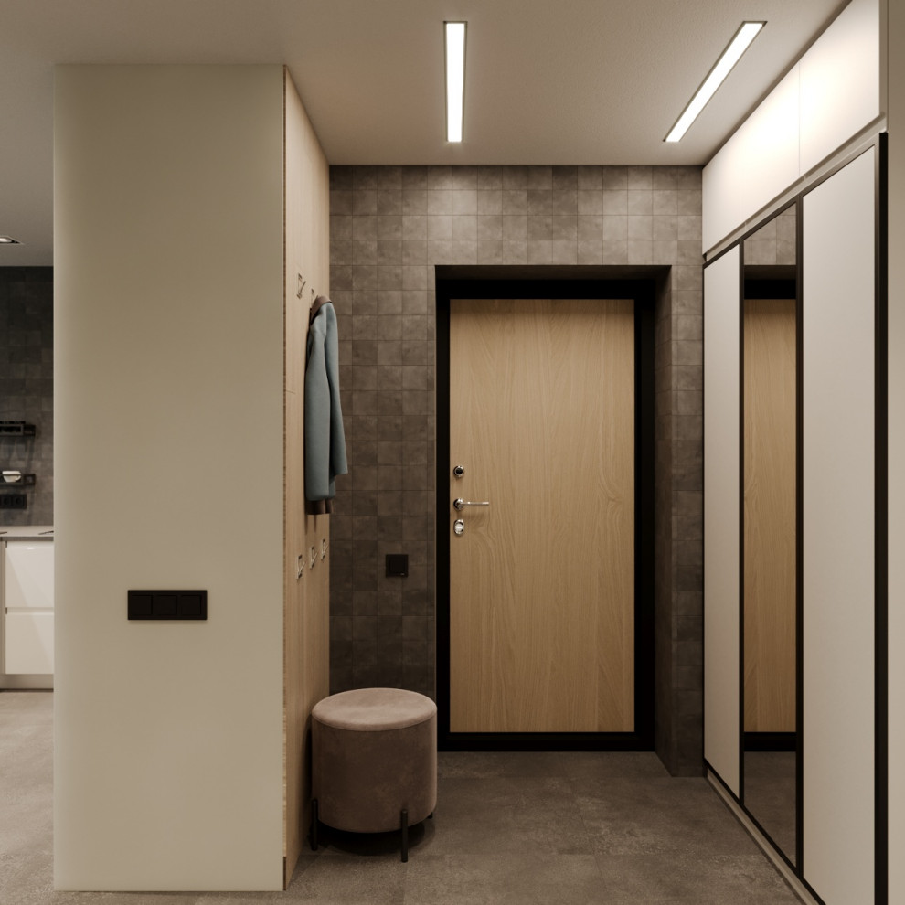 Современная кухня-гостиная