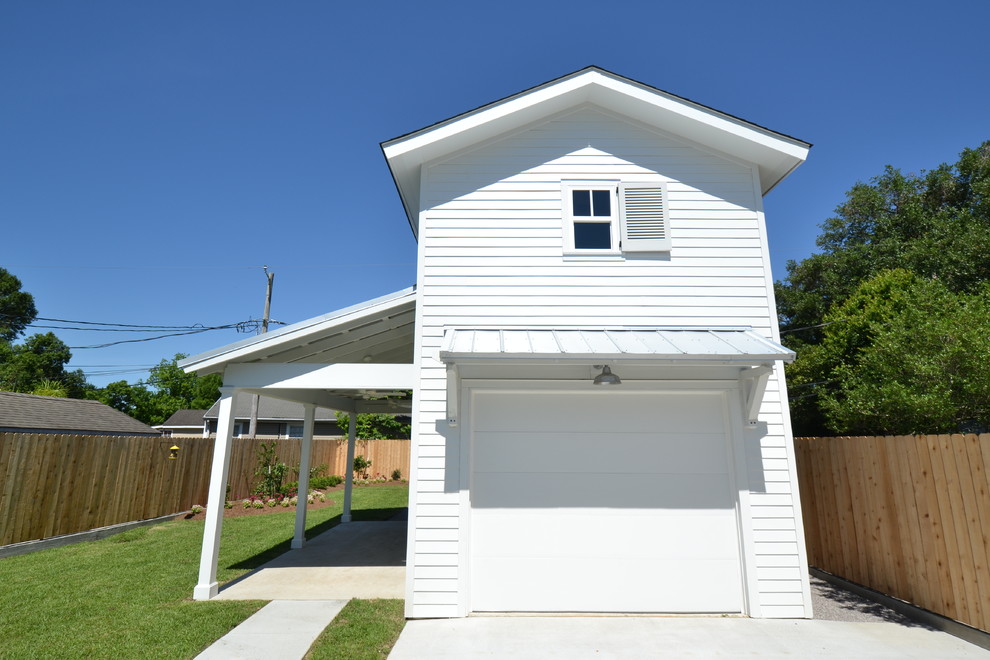 This is an example of a country garage in New Orleans.