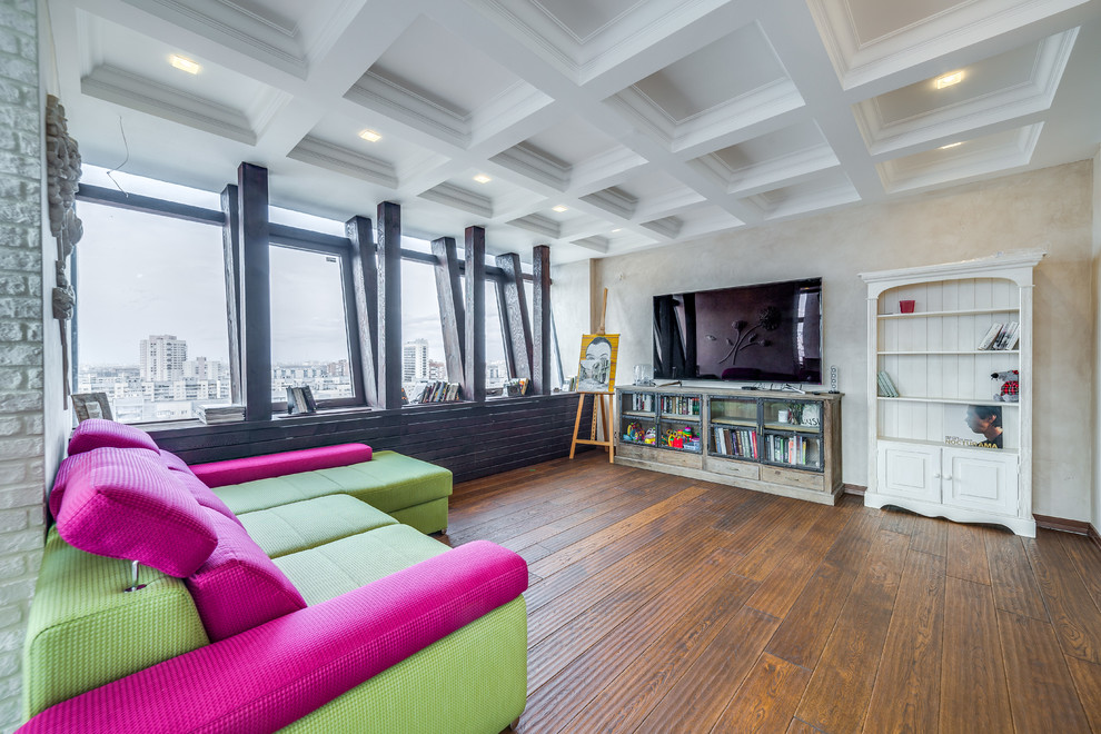 Пентхаус в Санкт-Петербурге. Мебель и отделка из массива.