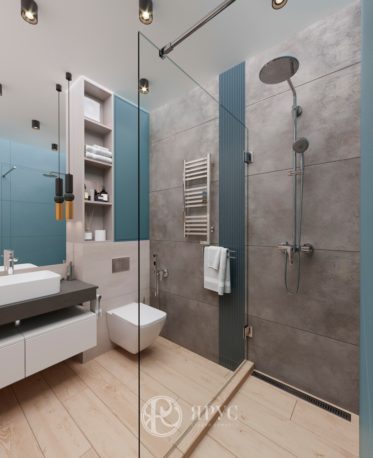 Однокомнатная квартира в современном стиле