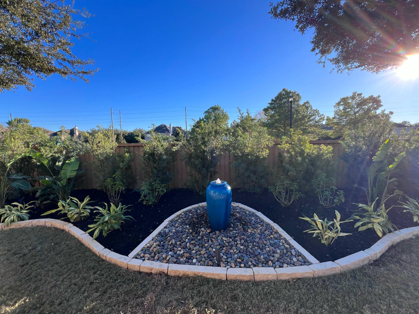 Putting Green, Backyard Paradise and Front yard Makeover in Fulshear!