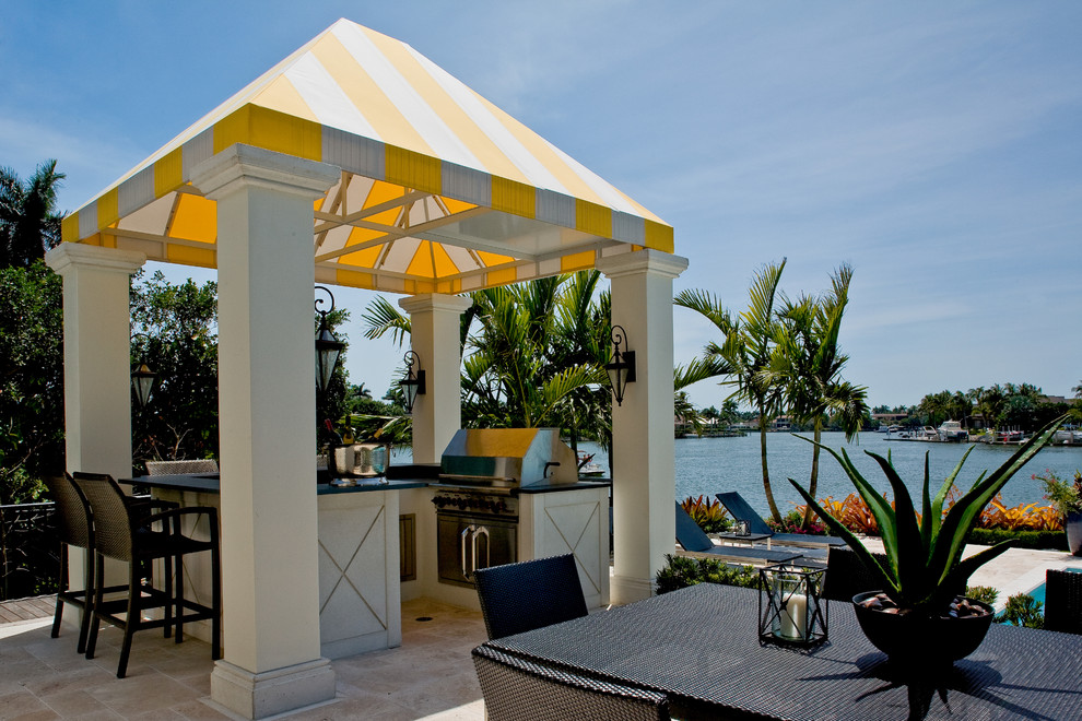 Photo of a tropical patio in Miami.